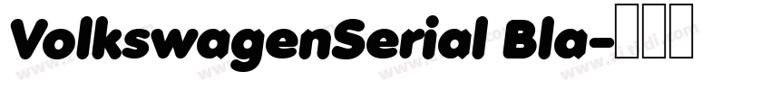 VolkswagenSerial Bla字体转换